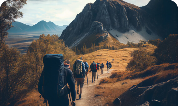 Group travel adventure