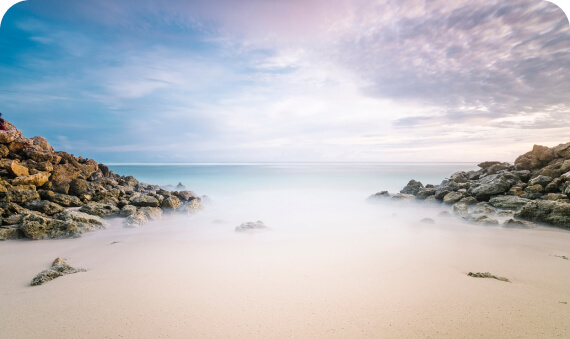 Coastal travel landscape