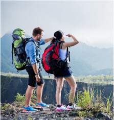 Couple travel lifestyle